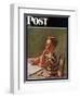 "Future Author," Saturday Evening Post Cover, February 9, 1946-Alexander Brook-Framed Giclee Print
