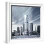 Future City - New York Skyline-dellm60-Framed Photographic Print