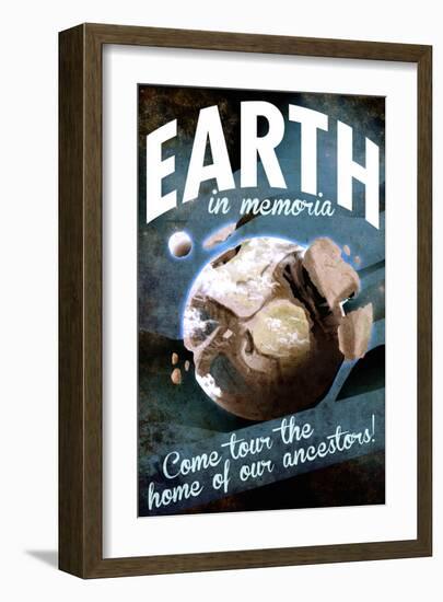 Future Earth, Tour the Home of Our Ancestors-Lynx Art Collection-Framed Art Print