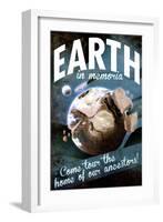 Future Earth, Tour the Home of Our Ancestors-Lynx Art Collection-Framed Art Print