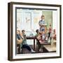 "Future Engineer", April 4, 1959-John Falter-Framed Giclee Print