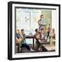 "Future Engineer", April 4, 1959-John Falter-Framed Giclee Print