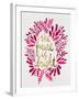 Future is Bright - Pink and Gold-Cat Coquillette-Framed Art Print