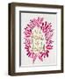 Future is Bright - Pink and Gold-Cat Coquillette-Framed Art Print