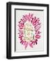 Future is Bright - Pink and Gold-Cat Coquillette-Framed Art Print