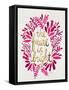 Future is Bright - Pink and Gold-Cat Coquillette-Framed Stretched Canvas