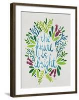 Future is Bright - Watercolor-Cat Coquillette-Framed Art Print