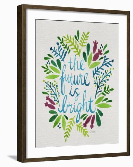 Future is Bright - Watercolor-Cat Coquillette-Framed Art Print