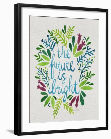 Future is Bright - Watercolor-Cat Coquillette-Framed Art Print