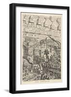 Future Overpopulation-George Cruikshank-Framed Art Print