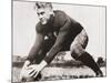 Future President Gerald Ford at Football Practice at University of Michigan, Ca. 1933-null-Mounted Photo