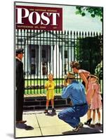 "Future President," Saturday Evening Post Cover, September 25, 1948-George Hughes-Mounted Giclee Print