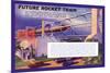 Future Rocket Train-H.w. Mccaulley-Mounted Premium Giclee Print