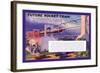 Future Rocket Train-H.w. Mccaulley-Framed Art Print