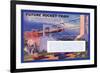 Future Rocket Train-H.w. Mccaulley-Framed Art Print