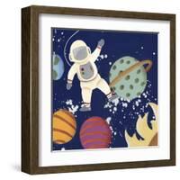 Future Space Explorer I-Regina Moore-Framed Art Print