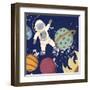 Future Space Explorer I-Regina Moore-Framed Art Print