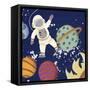 Future Space Explorer I-Regina Moore-Framed Stretched Canvas