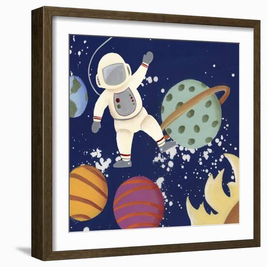 Future Space Explorer I-Regina Moore-Framed Art Print