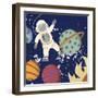 Future Space Explorer I-Regina Moore-Framed Art Print