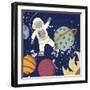 Future Space Explorer I-Regina Moore-Framed Art Print