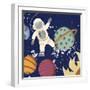 Future Space Explorer I-Regina Moore-Framed Art Print