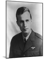 Future US President George H.W. Bush as a Navy Pilot During World War II, Ca. 1942-null-Mounted Photo