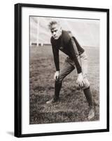 Future US President Gerald Ford Played Football During His College Years, Ca. 1933-null-Framed Photo