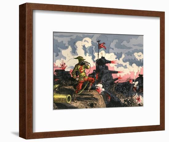 Future War Correspondant-null-Framed Art Print