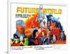 Futureworld, Peter Fonda, Blythe Danner, 1976-null-Framed Photo