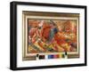 Futurism: “ La Citta Che Sale ” (The Climbing City) 1910-Umberto Boccioni-Framed Giclee Print