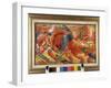 Futurism: “ La Citta Che Sale ” (The Climbing City) 1910-Umberto Boccioni-Framed Giclee Print