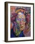 Futurism: “” Portrait of Woman” or “” Portrait of Countess Casanova”” Painting by Umberto Boccioni-Umberto Boccioni-Framed Giclee Print