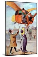 Futurist Flying Taxi C1910-Chris Hellier-Mounted Photographic Print