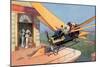 Futurist Personal Plane Taxi or Air Travel as Seen in 1912-null-Mounted Giclee Print