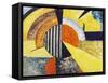 Futurist Vase, 1930, Ceramic, Mga Manufacture-null-Framed Stretched Canvas