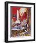 Futuristic City, 1941-Frank R. Paul-Framed Premium Giclee Print