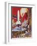 Futuristic City, 1941-Frank R. Paul-Framed Premium Giclee Print