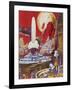 Futuristic City, 1941-Frank R. Paul-Framed Giclee Print