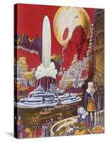 Futuristic City, 1941-Frank R. Paul-Stretched Canvas