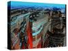 Futuristic City-Roger Harris-Stretched Canvas