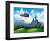 Futuristic City-Thufir-Framed Art Print