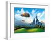 Futuristic City-Thufir-Framed Art Print