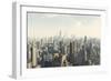 Futuristic Cityscape-Algol2-Framed Art Print