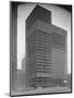 Futuristic Glass Building in Chicago-null-Mounted Photographic Print