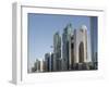 Futuristic Skyscrapers Downtown in Doha, Qatar, Middle East-Angelo Cavalli-Framed Photographic Print