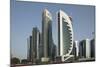 Futuristic Skyscrapers Downtown in Doha, Qatar, Middle East-Angelo Cavalli-Mounted Photographic Print