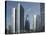 Futuristic Skyscrapers Downtown in Doha, Qatar, Middle East-Angelo Cavalli-Stretched Canvas