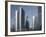 Futuristic Skyscrapers Downtown in Doha, Qatar, Middle East-Angelo Cavalli-Framed Photographic Print