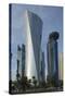 Futuristic Skyscrapers Downtown in Doha, Qatar, Middle East-Angelo Cavalli-Stretched Canvas